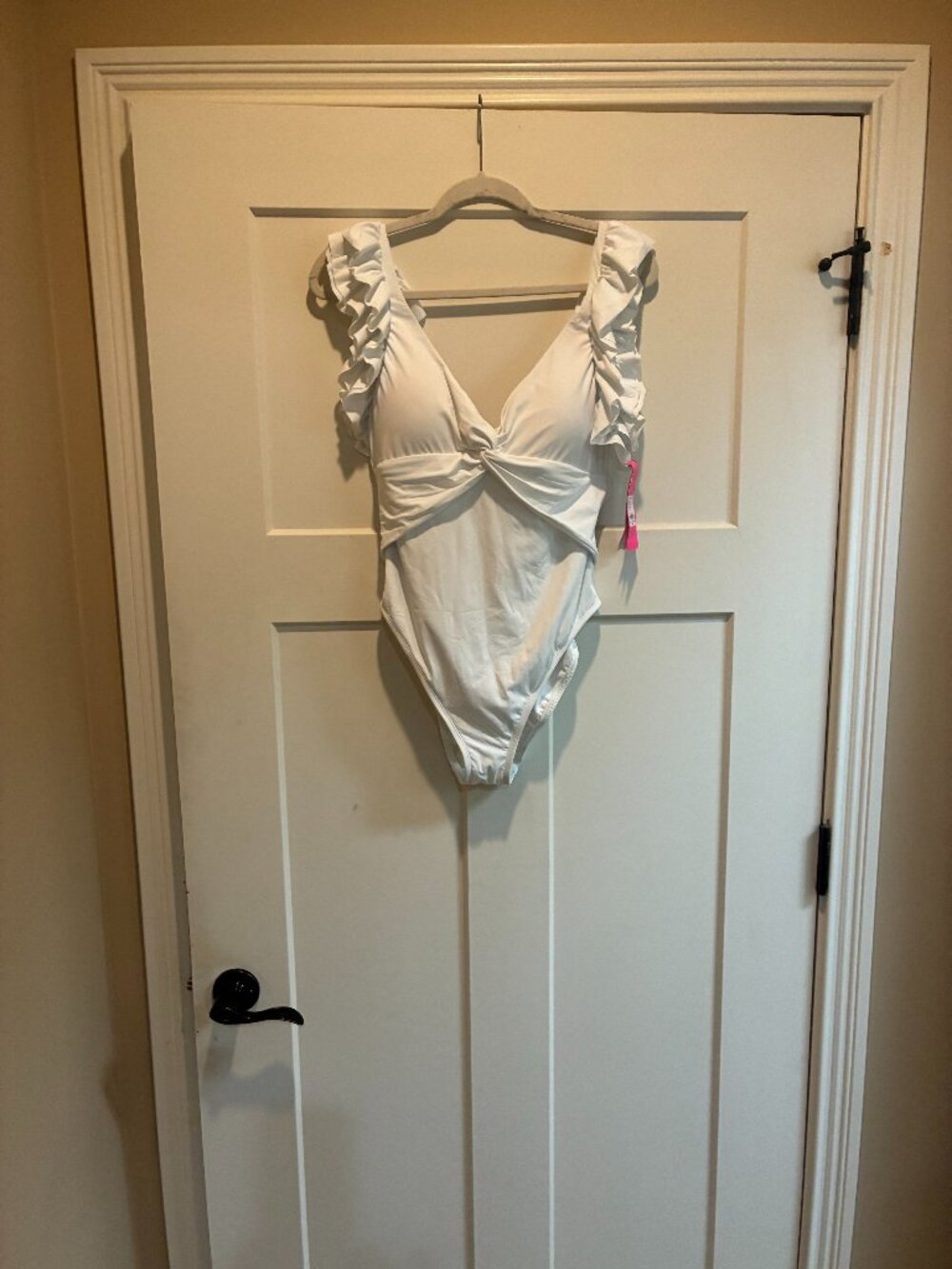 Lilly Pulitzer One-Piece Swim Suit WHITE 12/14